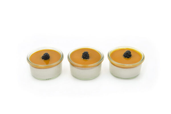 Kokos-Panna-Cotta mit Mangospiegel